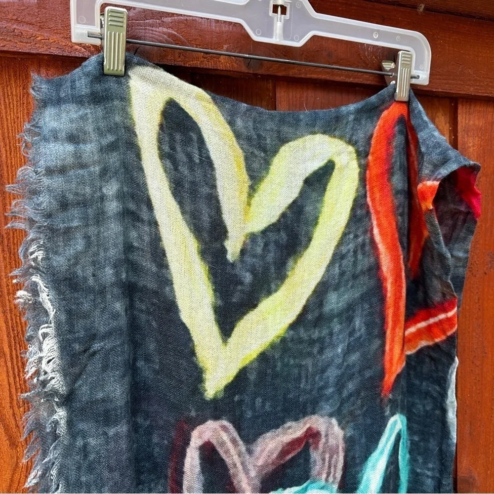 Randi & Will hearts scarf